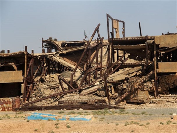 بیمارستان تخریب شده قصرشرین اسناد زنده تجاوزگری و ددمنشی رژیم عراق +تصویر