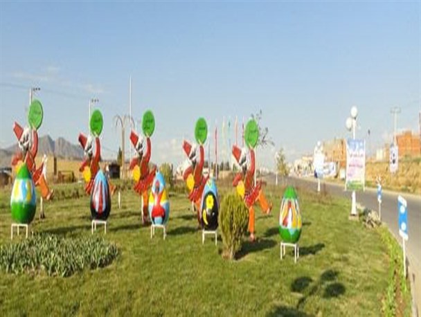 هیچ خبری از المان های نوروزی در شهر نیست