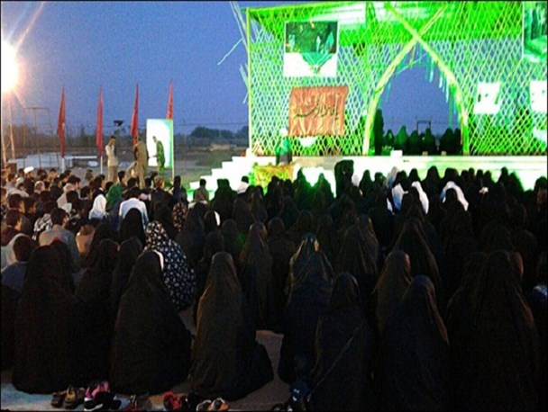 ویژه برنامه سومین سالروز ورود امام خامنه ای به یادمان شهدای شرق کارون