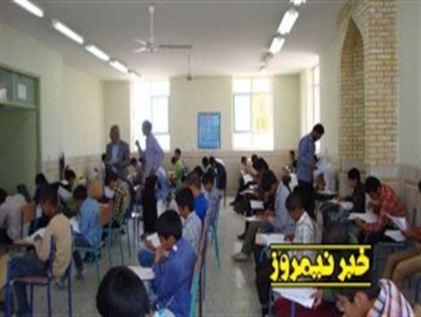 شرکت دانش آموزان در آزمون آیه های تمدن