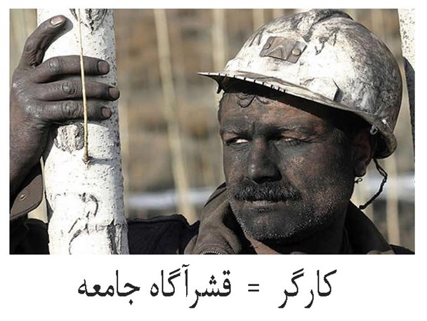 کارگرها در جامعه، یک قشر آگاه محسوب می شوند+پوستر