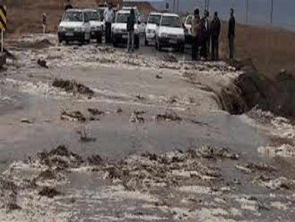 سیل راه ارتباطی چند روستای خوشاب را بست