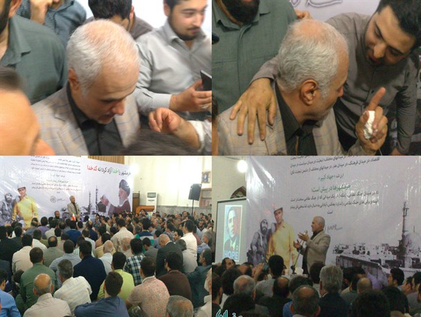 استقبال کثیر مردم با وجود مخالفت ها از سخنرانی حسن عباسی در رشت/گزارش تصویری
