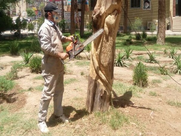 جان بخشی دوباره هنرمند ساوجی به طبیعت بی جان+ عکس