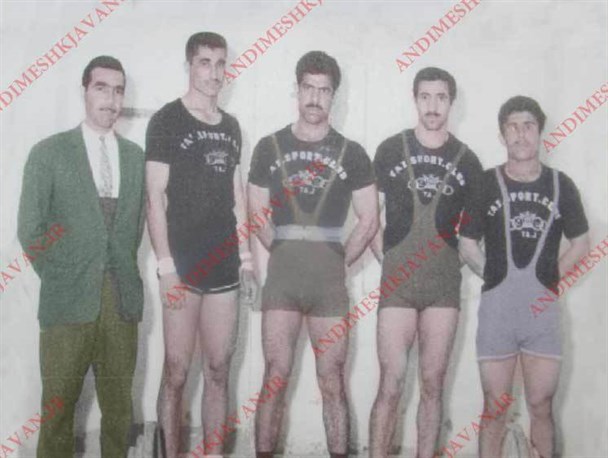 وزنه برداران چهل سال پیش اندیمشک