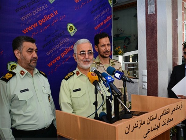 کنفرانس خبری جانشین فرمانده ناجا کشور در ساری