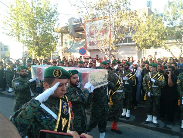 تشییع پیکر شهید دفاع مقدس در خواف+عکس