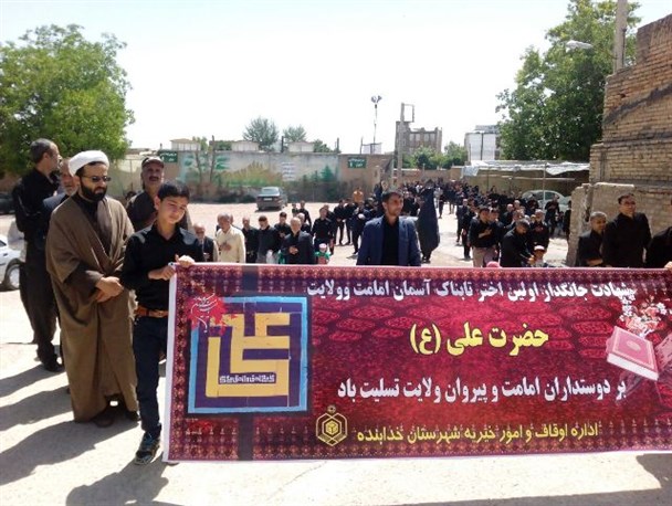 عزاداری و پخت حلیم نذری در روز شهادت مولی متقیان در خدابنده+تصاویر