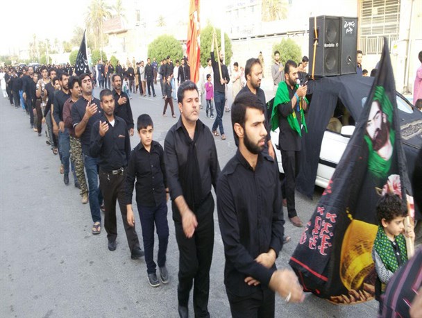 گزارش تصویری/ گردهمایی باشکوه هیئات سینه زنی ایرانشهر در سالروز شهادت امام علی(ع)