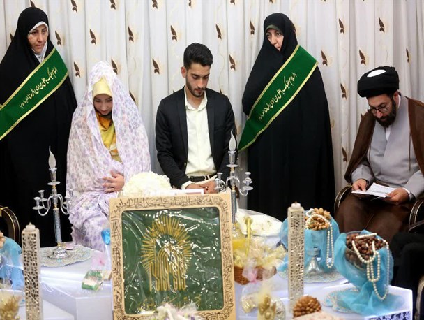 عقد ازدواج 8 زوج امام رضایی در میعادگاه عاشقان