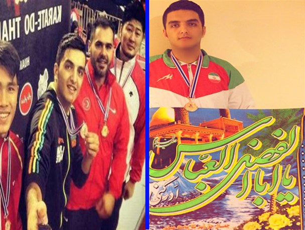 پرچم آقام ابوالفضل کمکم کرد تا به مدال برسم