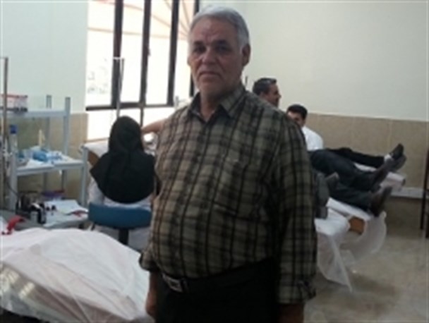 164 بار خون اهدا کرده ام/حاضرم با جوانان امروز مسابقه ورزشی بدهم