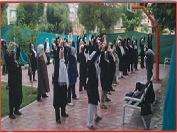 ورزش صبحگاهی بانوان محمد آبادی کلید خورد