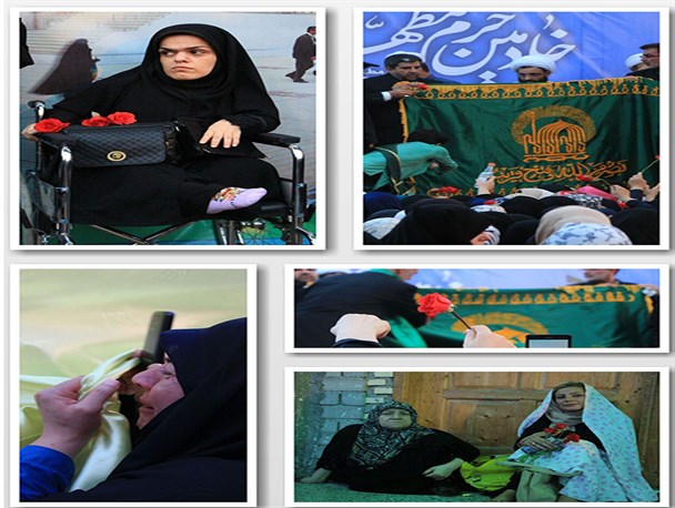 استقبال از کاروان خادمین حرم مطهر رضوی در رشت برگزار شد+تصاویر