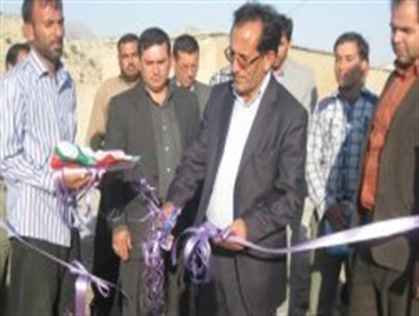 افتتاح و کلنگ زنی دو پروژه در شهر مهر