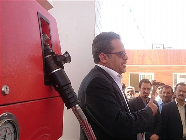 جایگاه CNG شهرداری لردگان افتتاح شد