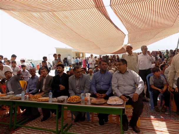 تصاویر/افتتاح مدرسه 7 کلاسه فاروق منصور عباسی در روستای چارقلی