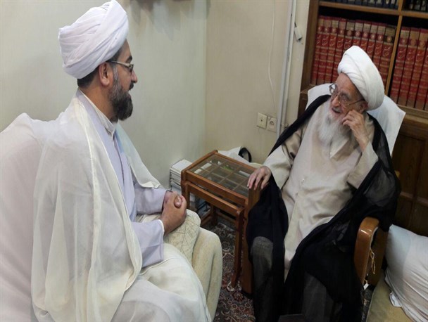 دیدار امام جمعه اسالم بامراجع عظام تقلید+ تصاویر
