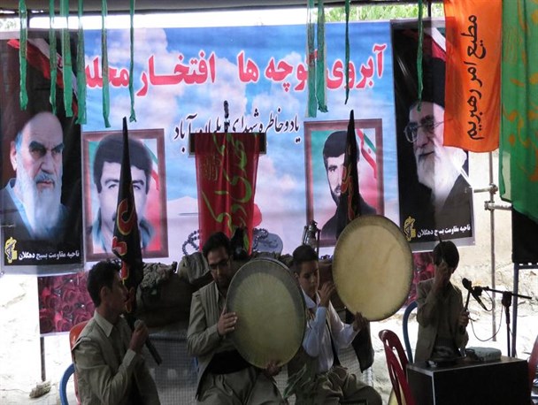 مراسم یادواره شهدا «آبروی کوچه و افتخار محله» در بلبان آباد برگزار شد+تصویری