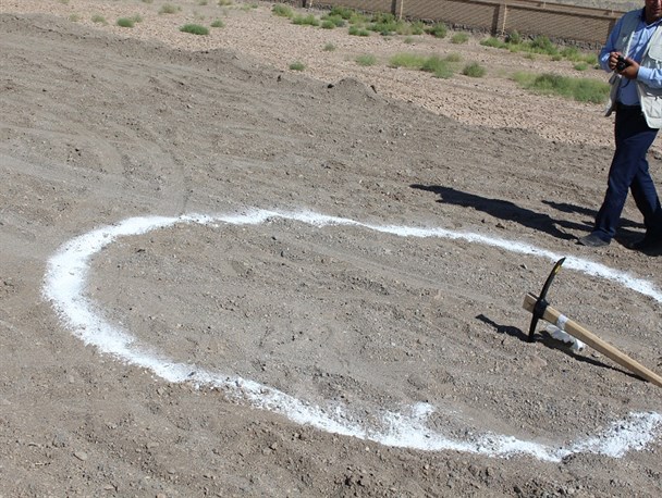 ساختمان انتظامی شهر کندر کلنگ زنی شد