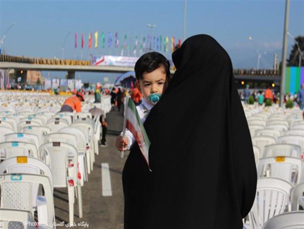 افتتاح پروژه توسط فرزند نوازد شهید مدافع حرم+تصاویر