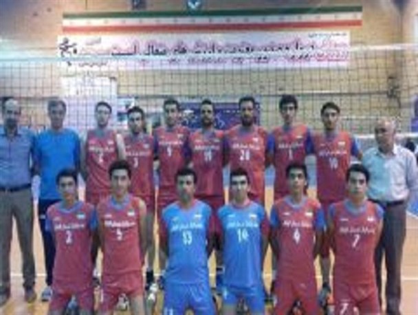 کسب مقام نائب قهرمانی تیم والیبال منتخب گلپایگان در مسابقات غرب استان
