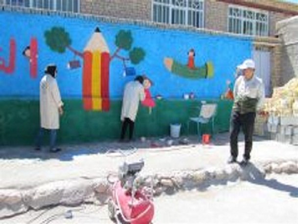 برگزاری اردوهای جهادی با حضور دانش آموزان دهاقانی
