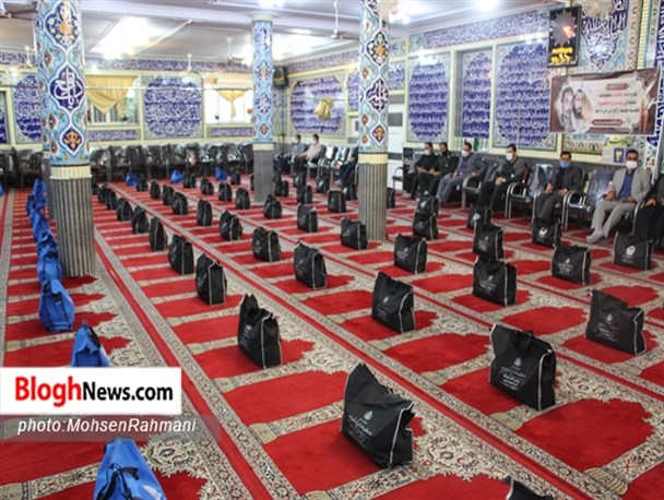توزیع بسته های حمایتی طرح "شمیم حسینی" در جویبار
