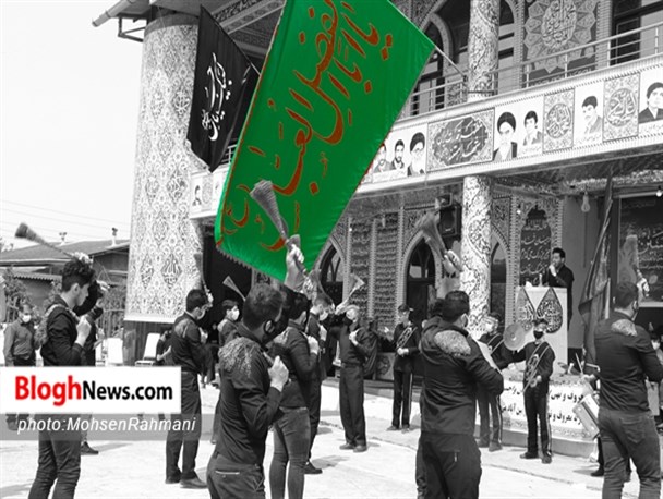 عزاداری تاسوعای حسینی در تکیه پیرعلم لاریم جویبار