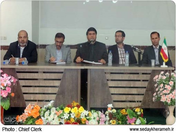 معاون فرماندار و بخشدار مرکزی شهرستان خرامه معرفی شد