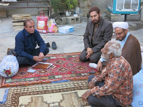 سرکشی و عیادت از بیماران صعب العلاج و زمین گیر باشتی + تصاویر