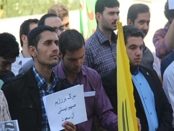 تجمع دانشجویان دانشگاه‌های ارومیه در محکومیت فاجعه منا