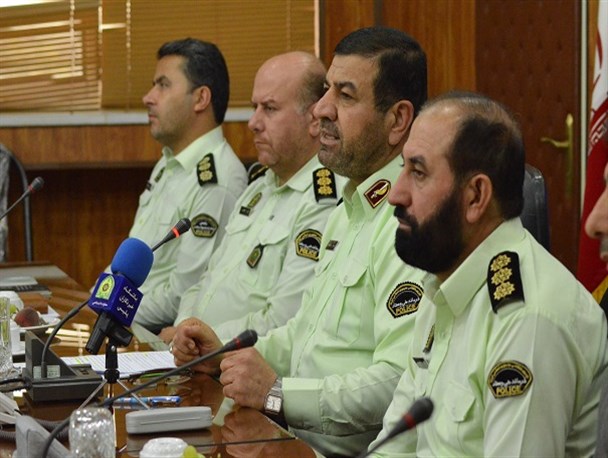 نشست خبری فرمانده نیروری انتظامی استان با اصحاب رسانه+ تصاویر