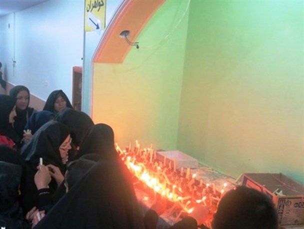 برگزاری آیین «شمع ‌گردانی» در نیر