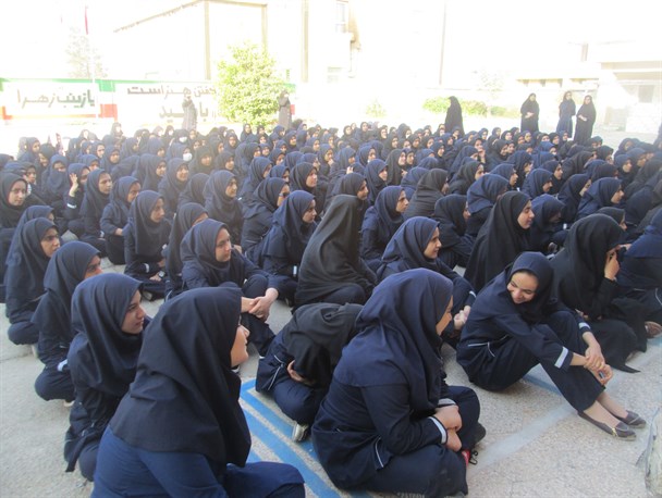 صبحگاه مشترک دانش آموزی در شهرستان چرام برگزار شد+تصاویر