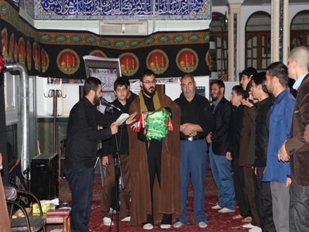 مسجد جامع میاندوآب، معطر به عطر کربلا شد+ تصاویر