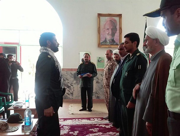 فرمانده جدید گردان هشتم امام حسین (ع)بشرویه معارفه شد+تصاویر