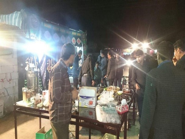 استقبال مردم لردگان از خادمین موکب قمر بنی هاشم (ع) در کربلا+ تصاویر