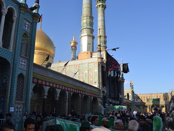 تشیع پیکر پاک 7شهید مدافع حرم در قم+تصاویر