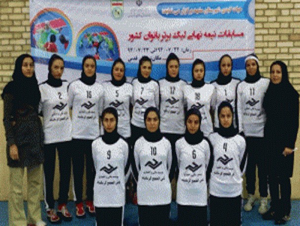 کسب مقام سوم تیم ثامن الحجج کرمانشاه در مسابقات کبدی لیگ برتر بانوان کشور