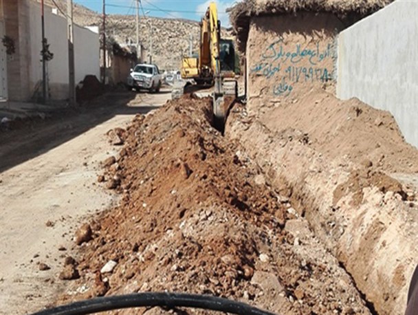 آغاز عملیات اجرای خط انتقال آب روستای خلار
