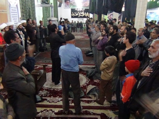 مراسم عزاداری شهادت امام حسن مجتبی (ع) در روستای بورنگ شهرستان درمیان برگزار شد+تصاویر