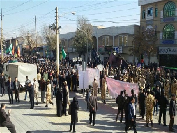 تجمع بزرگ سوگواران رحلت پیامبر گرامی اسلام(ص) در کرمانشاه برگزار شد