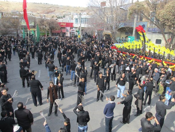 اجتماع بزرگ عزاداران آشتیانی در سالروز رحلت رسول اکرم(ص) و امام حسن(ع)+تصاویر