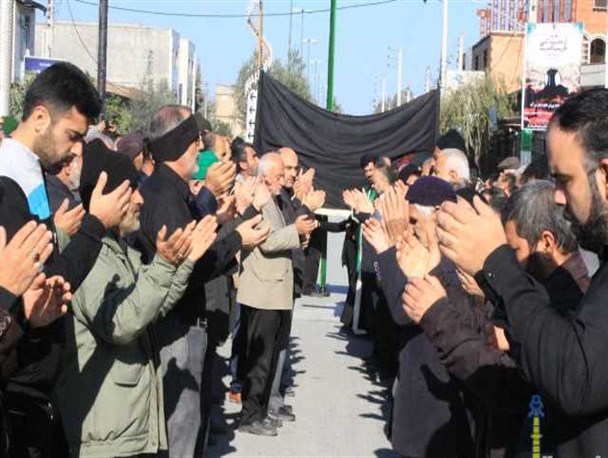مراسم دسته روی رحلت پیامبر(ص) و شهادت امام حسن(ع) در بندرگز/ تصاویر