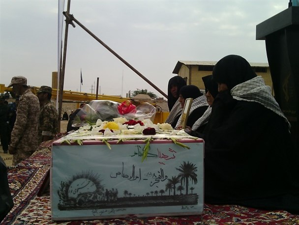 گزارش تصویری / تشییع پیکر 2 شهید گمنام در شهر "شُنبه" دشتی