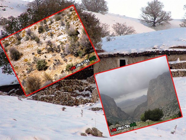 مناظری کمیاب و چشم نواز از طبیعت زمستانی شهرستان بهمئی