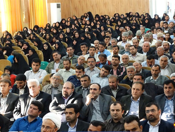 حضور پر شور مردم فراشبند در همایش بزرگ روشنگری+تصاویر