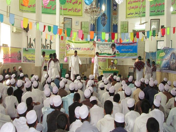 جشن تکلیف دانش آموزان پسر در نیکشهر برگزار شد