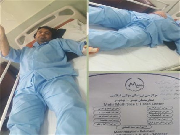 دسته و پنجه زدن بیمار گلستانی در بیمارستان مهر بهشهر/پزشک متخصص به بالین این بیمار نمی آید+جوابیه